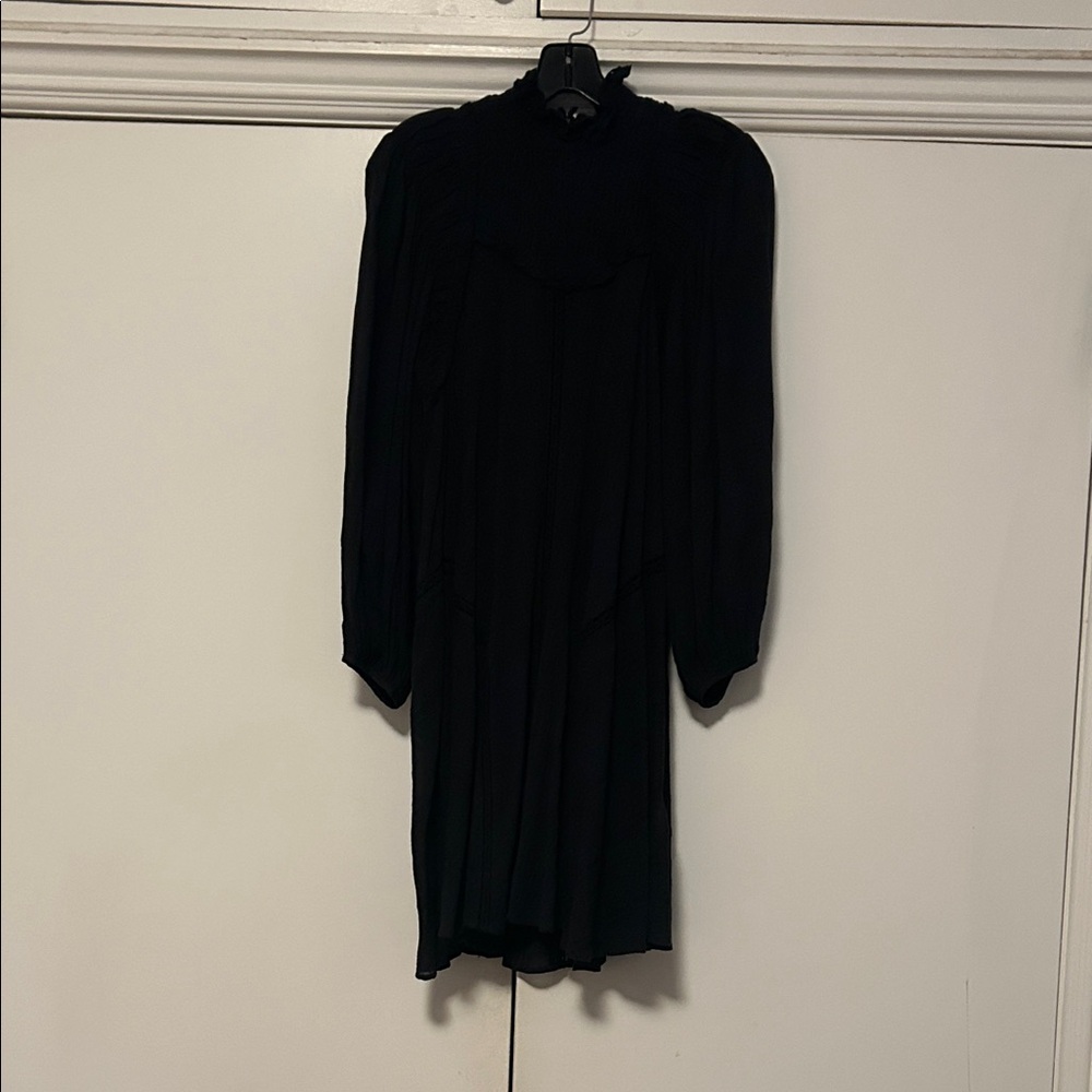 Isabel Marant Black Long Sleeve Dress